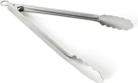 \12-Inch Stainless Steel Kitchen Tongs – Durable, Heat-Resistant Cooking and Serving Tool