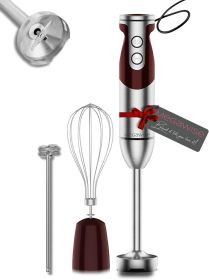 ro Titanium Reinforced 3-in-1 Immersion Corded Hand Blender, Powerful MOTOR with 80% Sharper Blades, 12-Speed Corded Blender
