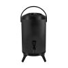 SOGA 8L Insulated Beverage Server – Stainless Steel Black Thermal Container for Hot & Cold Drinks, Durable Drink Dispenser for Coffee, Tea, Juice
