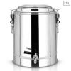 SOGA 35L Stainless Steel Stock Pot Dispenser with Tap – Hot & Cold Beverage Container for Tea, Coffee, Juice, or Water