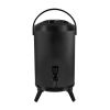 SOGA 10L Insulated Beverage Server – Stainless Steel Black Thermal Container for Hot & Cold Drinks, Durable Drink Dispenser for Coffee, Tea, Juice